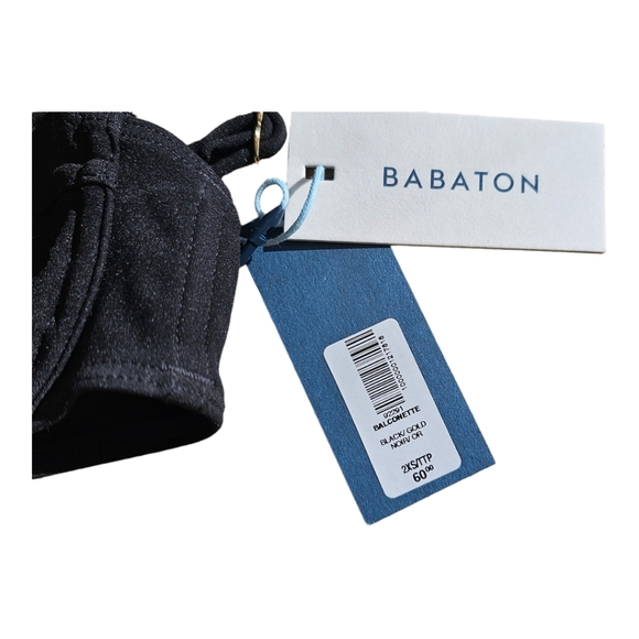 Aritzia Babaton Balconette Bikini Swim Top Black, XXS, NWT - Picture 7 of 9